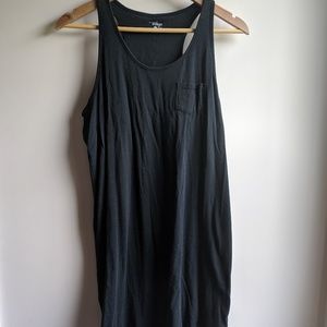Black tank top sleep dress